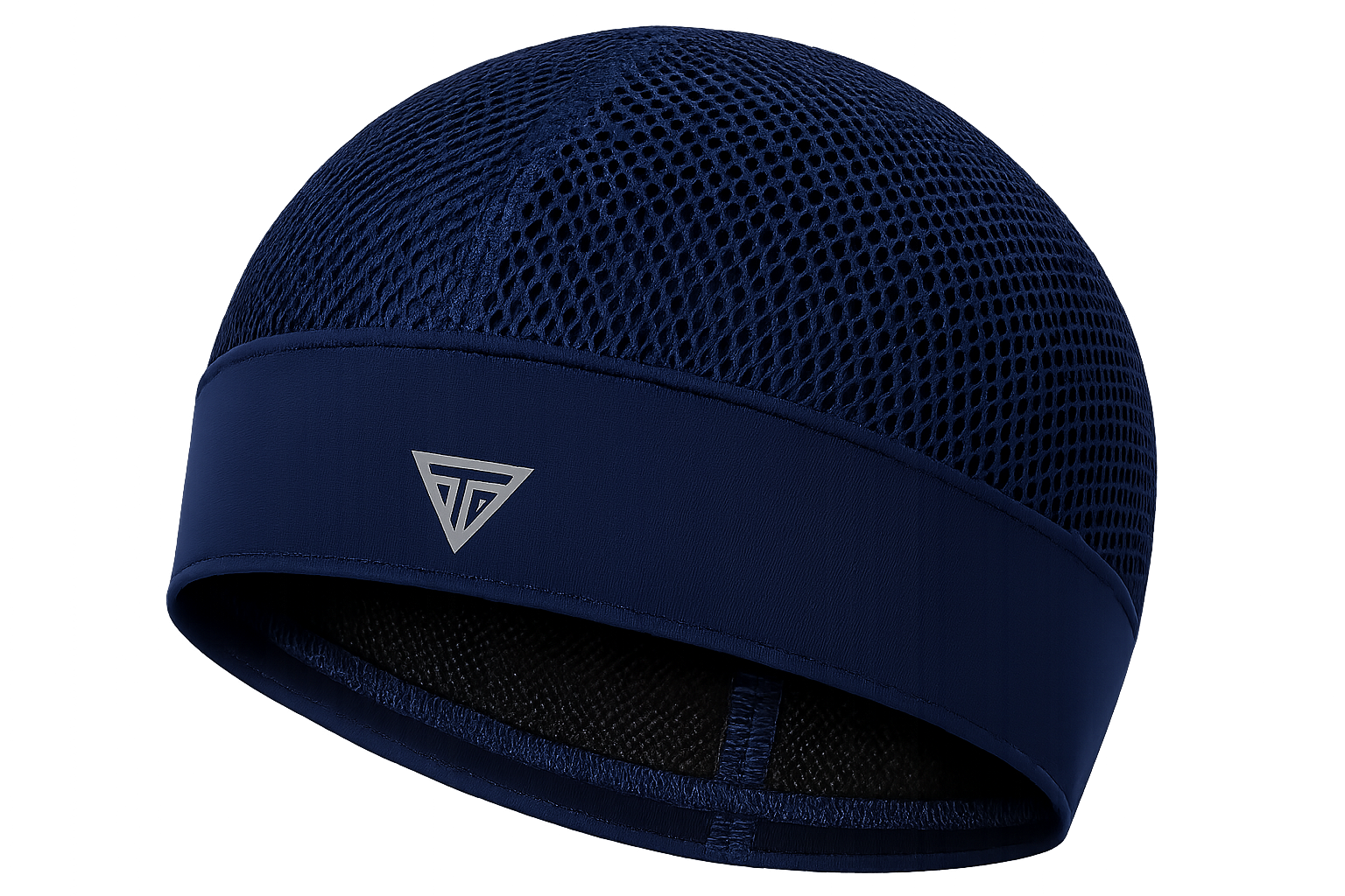 Navy Athlete Mesh Skull Cap