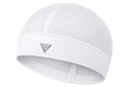 White Athlete Mesh Skull Cap